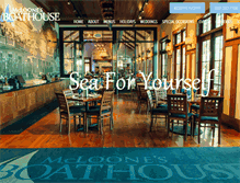 Tablet Screenshot of mcloonesboathouse.com